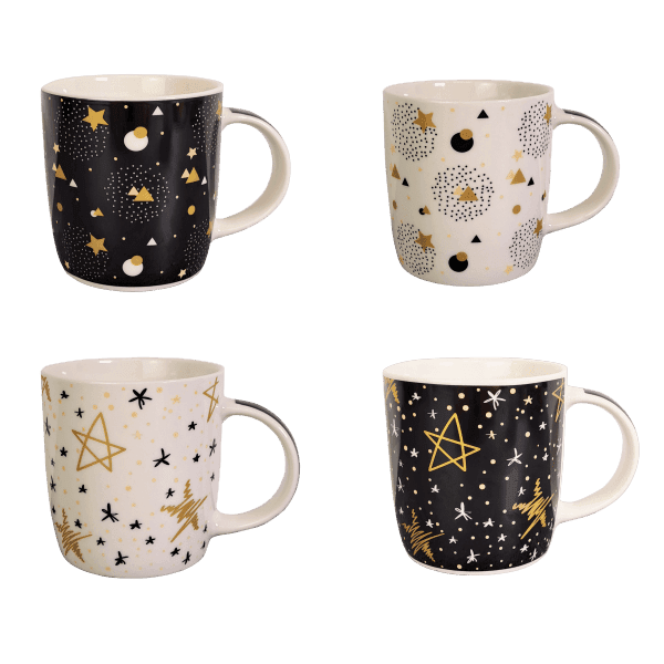 Чашка Золотаві зорі VT-C-186365 Vittora 365мл - зображення 1