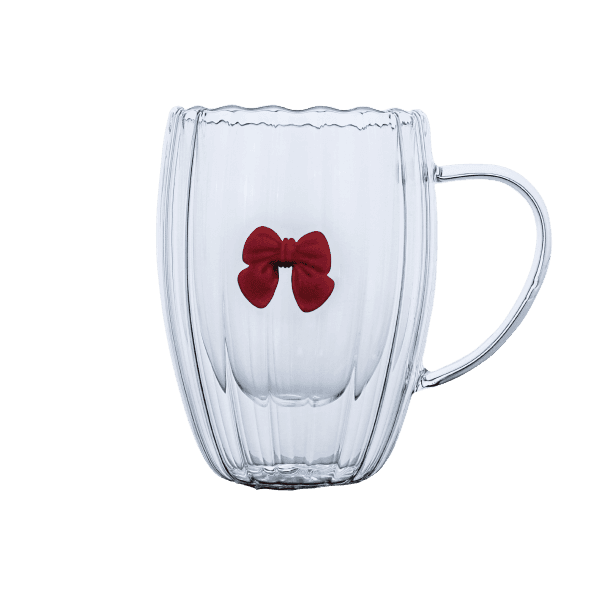 Чашка з подвійним дном VT-6007-330бр Просто Марія (бургунді) в кор. 330мл Vittora - зображення 1