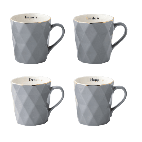 Чашка VT-C-165330 Крижана сіра 330 мл Vittora - зображення 1