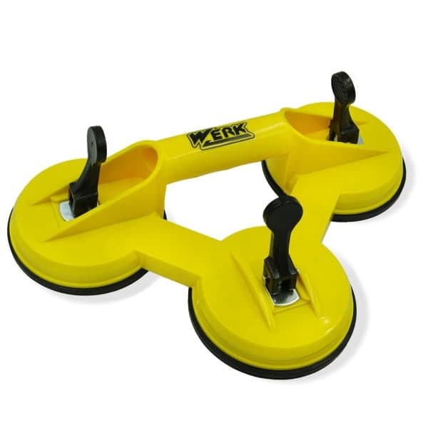 Тримач-присоска пластикова потрійна 160 кг Werk 64072 - зображення 1