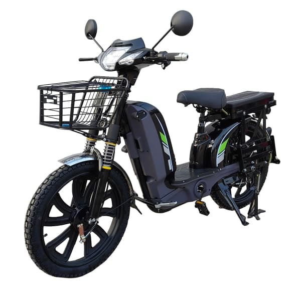 Велоскутер акумуляторний EM 219WS Forte Чорний - зображення 1