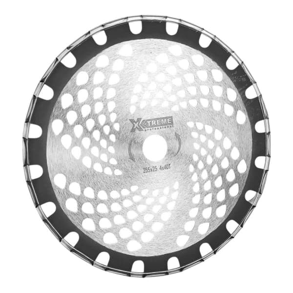 Ніж для мотокос DOUBLE X-Treme 255x25.4x1.3мм x 40Т з побідитовими напайками - зображення 1