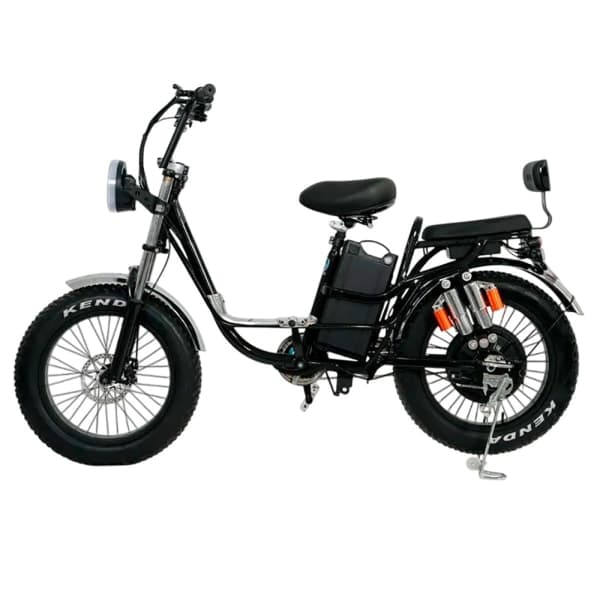 Велоскутер акумуляторний BKE-500 Forte Чорний - зображення 1