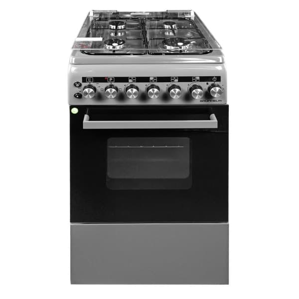 Плита газоелектрична FLG5611AG сіро-чорна Grunhelm - зображення 1