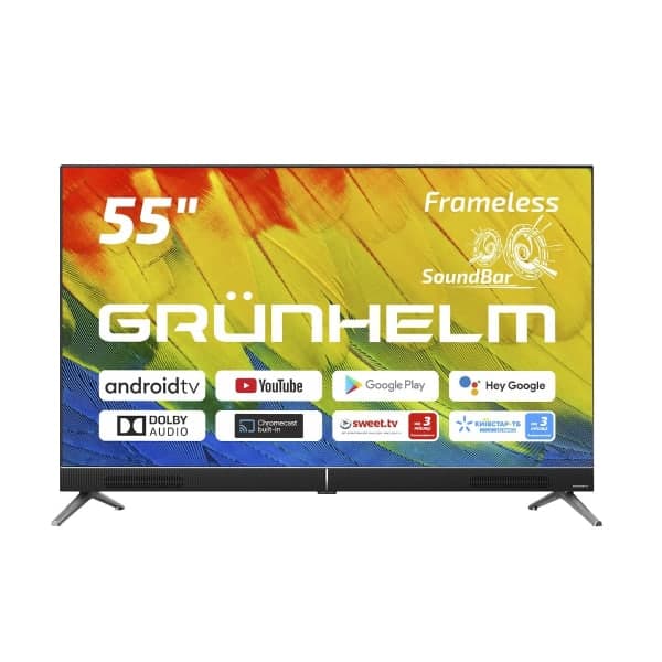 Телевізор Grunhelm GT9UFLSB55-GA2 - зображення 1