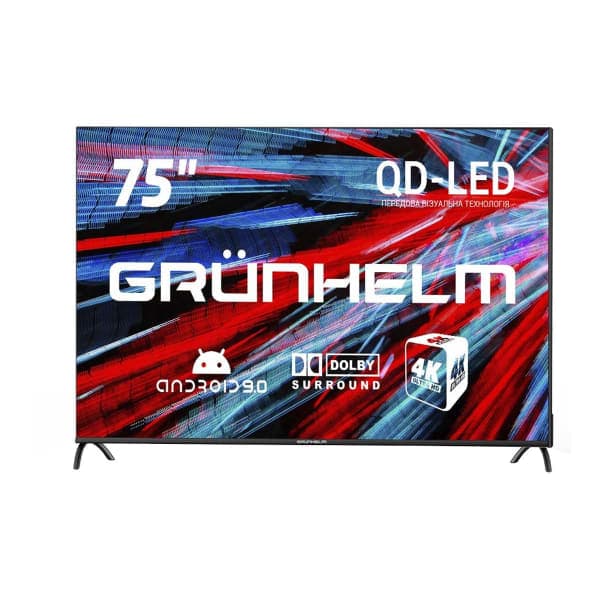 Телевізор Grunhelm GT9QUHD75FL 75 - зображення 1