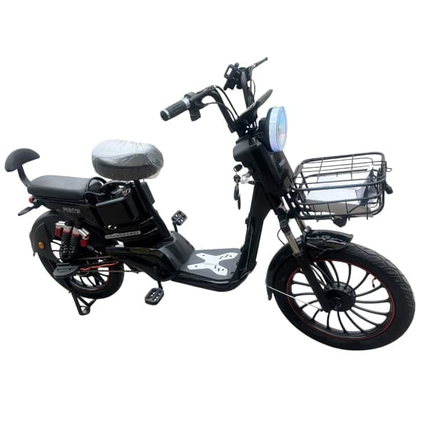 Велоскутер акумуляторний UNO Forte Чорний - зображення 1