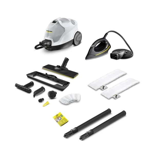Пароочиститель SC 4 EasyFix Premium (бел) + Iron Kit (чорний праска) Karcher - зображення 1