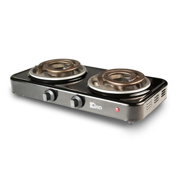 Електроплита спіральна - 020 (2 широких тени) ЕЛНА - зображення 1