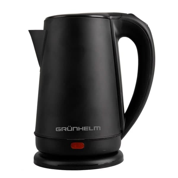 Електрочайник (метал) Grunhelm EKS -293SBB BLACK - зображення 1