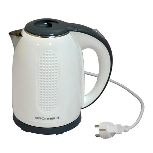 Електрочайник Grunhelm EKS-1969W (біл. / Сер.) - зображення 1