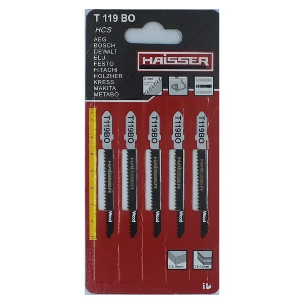 HAISSER Т119ВО Набір пильних полотен 5шт - зображення 1