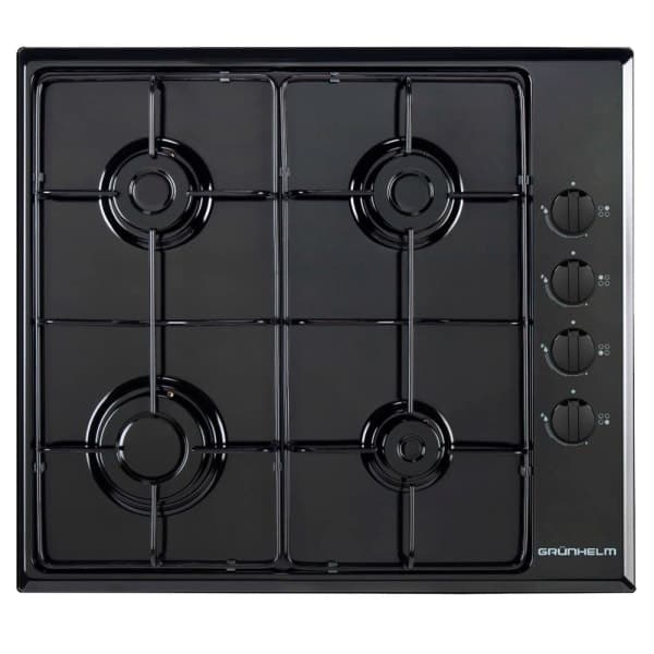 Варильна поверхня газова Grunhelm GPG-V4001-BES - зображення 1