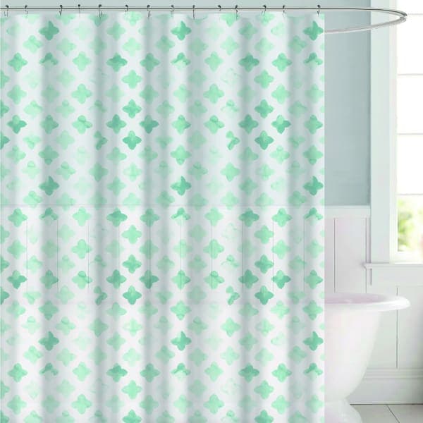 Шторка для ванної WK-10018 Тіфані PEVA 180x180 (з кільцями) Werk - зображення 1