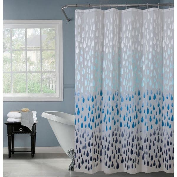 Шторка для ванної без кілець WK-10003 Стрімка злива WERK - зображення 1