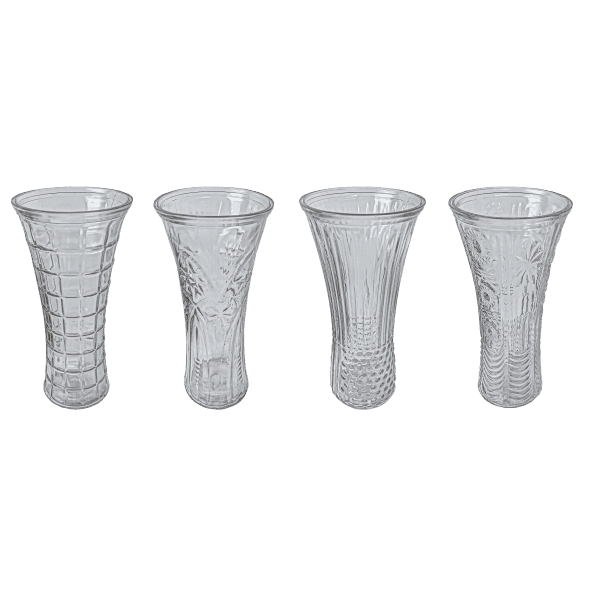 Ваза скляна VT-V-0010 Гірський кришталь 30 см Vittora - зображення 1