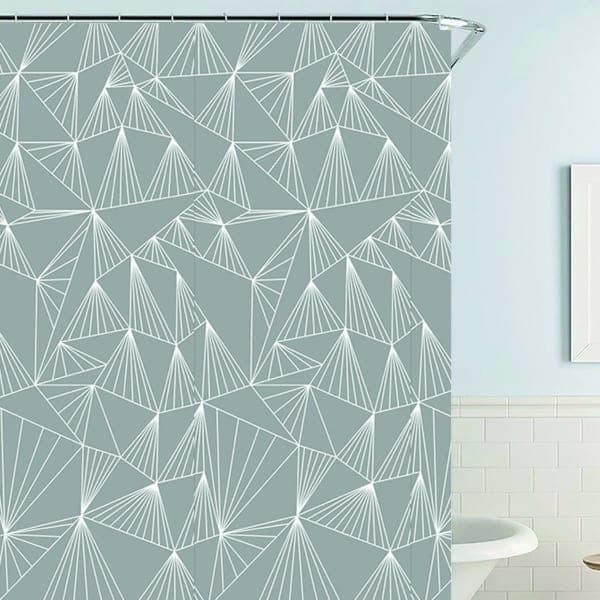 Шторка для ванної WK-10025 Павутинка Поліестер 180x180 (з кільцями) Werk - зображення 1