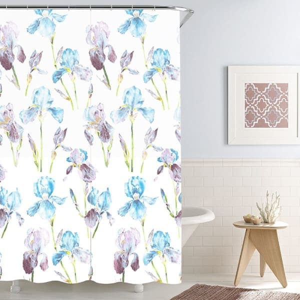 Шторка для ванної з кільцями WK-10014 Весняні мотиви WERK - зображення 1