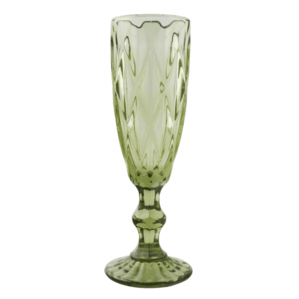 Келих для шампанського VS-C150QG Кварц зелений 150 мл VERSAILLES - зображення 1