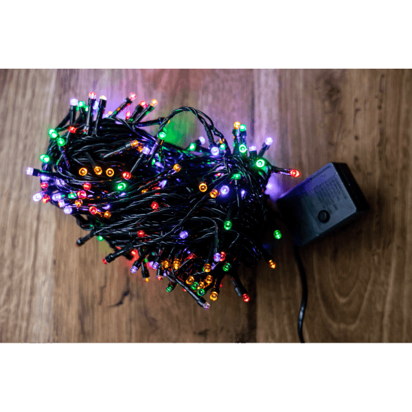 Електрогірлянда кольорова. 200 LED, 20 М, 8 режимів, 220V BPNY - зображення 1