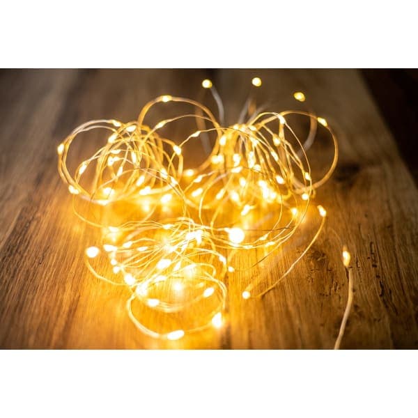 Електрогірлянда мікролід тепло-білий. 100 LED, 11М, 220V BPNY - зображення 1