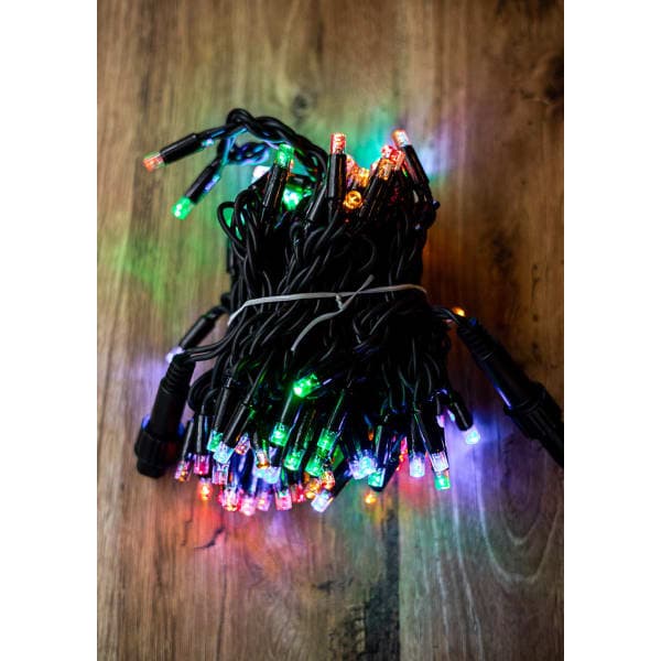 Електрогірлянда зовнішня кольорова. 100 LED, 10 М, 220V. BPNY - зображення 1