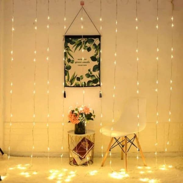 Електрогірлянда світлодіод. штора Водоспад тепло-білий 320 LED, 220V, 19,2W BPNY - зображення 1