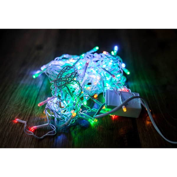 Електрогірлянда світлодіод. бурульки цветн.100 LED,3 М,220V BPNY - зображення 1