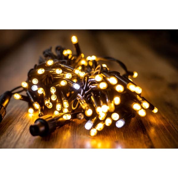 Електрогірлянда світлодіодна тепло-біл.100 LED,10М,220V BPNY - зображення 1