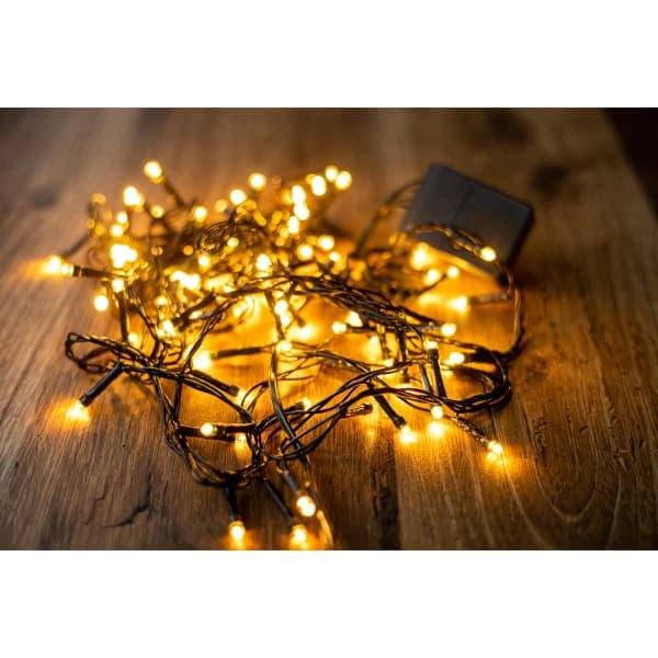 Електрогірлянда світлодіодна тепло-біл.160 LED, 10М, 8 функцій, 220V BPNY - зображення 1