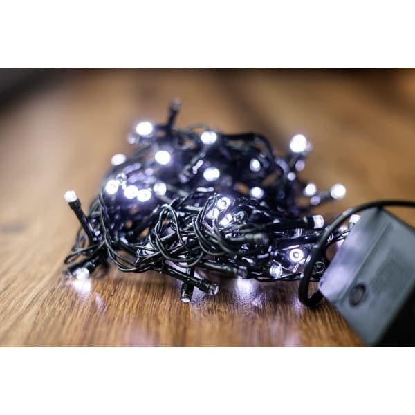 Електрогірлянда світлодіодна біл.50 LED, 5М, 220V BPNY - зображення 1