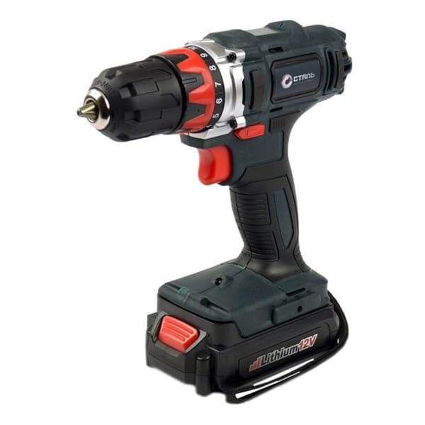 Акумуляторний дриль-шурупокрут Сталь ШЛ 1215 - зображення 1