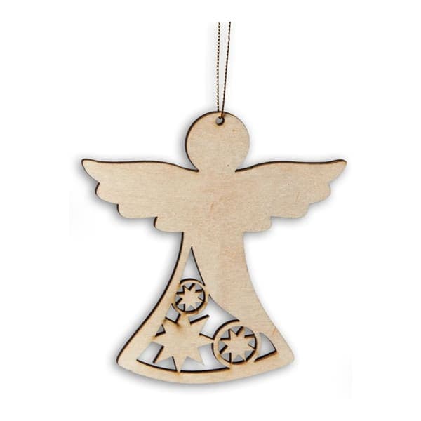 Ялинкова іграшка декоративна дерев яна - зображення 1