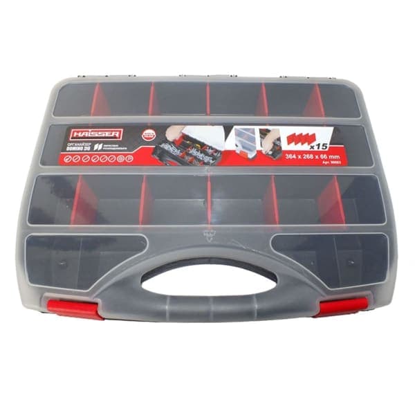 Органайзер пластиковий з регульованими секціями 22 відділення Haisser Domino 36 (90003) - зображення 1