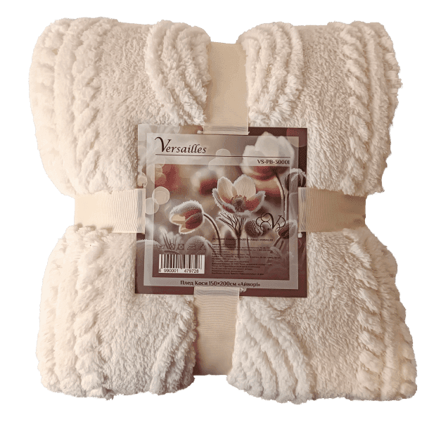 Плед Коси VS-PB-4400I Айворі Versailles (200х220см) - зображення 1