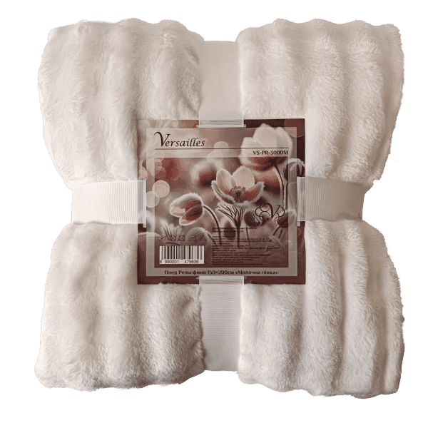 Плед Рельєфний VS-PR-4400M Молочна пінка Versailles (200х220см) - зображення 1