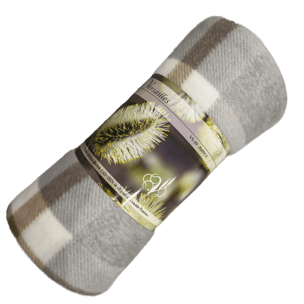 Плед флісовий VS-BF-2600GS Британський Ранок (130x180см) Versailles - зображення 1