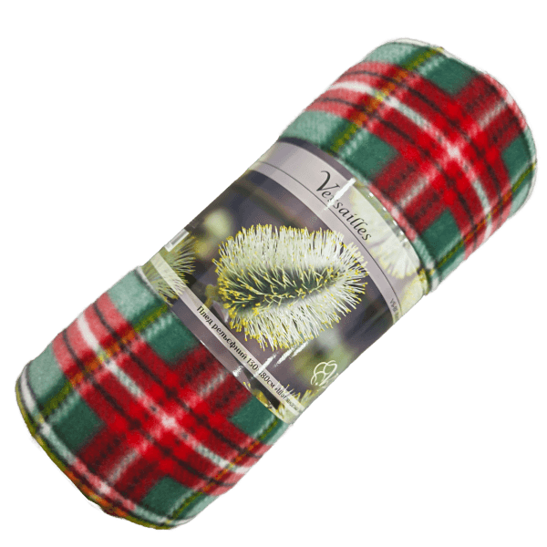 Плед флісовий VS-BF-2600RS Шотландська Зима (130x180см) Versailles - зображення 1