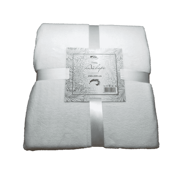 Плед класичний 200х220 см Айворі WFB-4400IV WERK - зображення 1