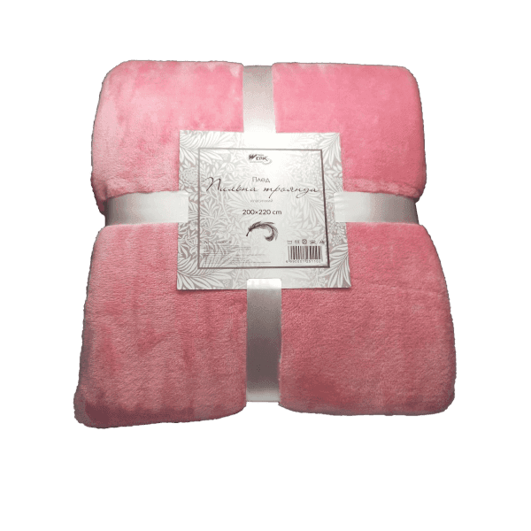 Плед класичний 200х220 см Пильна троянда WFB-4400DR WERK - зображення 1