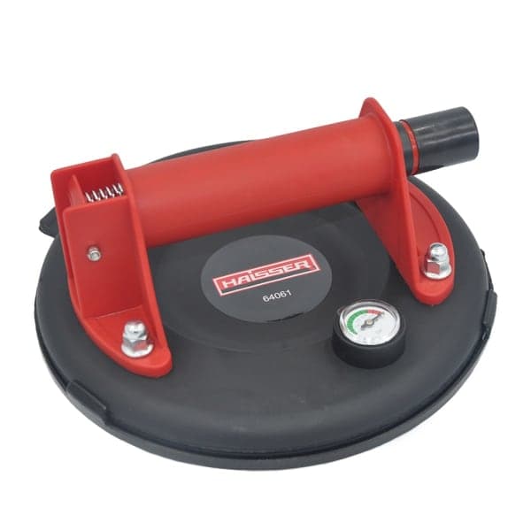 Присоска вакуумна для плитки з манометром 200мм, 110кг Haisser 64061 - зображення 1