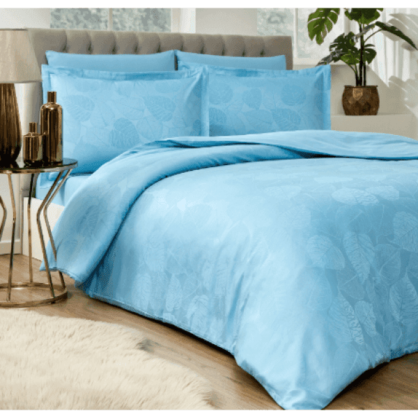 Комплект постільної білизни CK JAKAR AQUA YAPRAK, євро OZDILEK - зображення 1