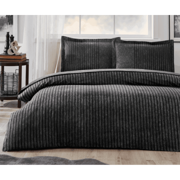 Комплект постільної білизни FITTED KING ANTRASIT NOIR, євро на резинці OZDILEK - зображення 1