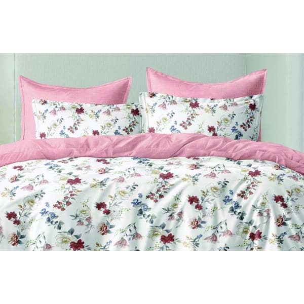Комплект постільної білизни VS-BM2.0-104 Рожева ніжність, двоспальний VERSAILLES - зображення 1