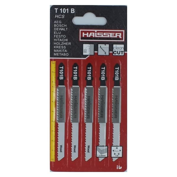 HAISSER Т101В Набір пильних полотен 5шт - зображення 1