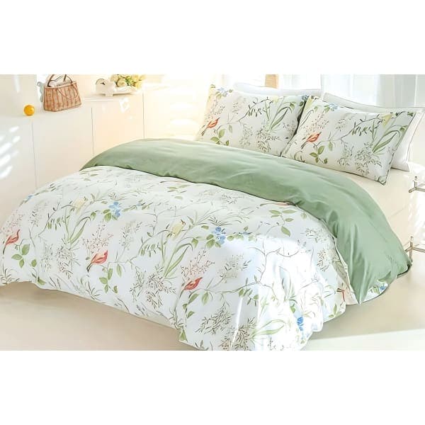 Комплект постільної білизни VS-BS1.5-110 Зелена Казка, півтораспальний VERSAILLES - зображення 1