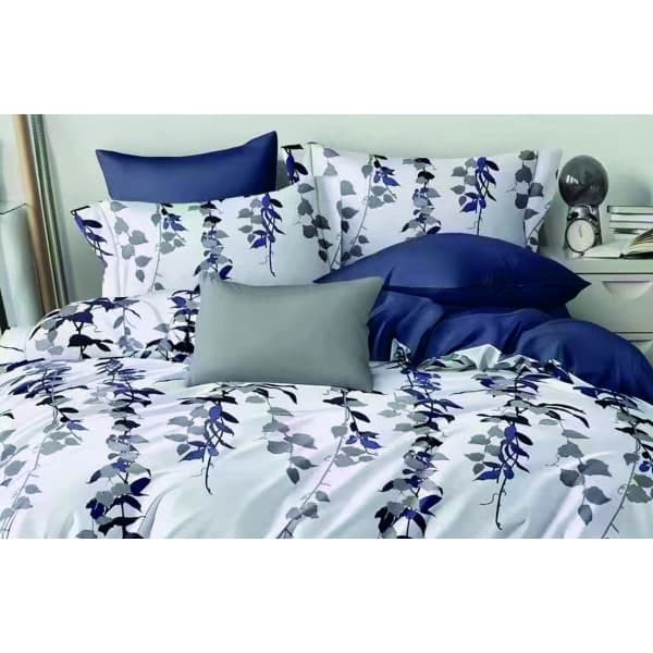 Комплект постільної білизни VS-BM2.5-108 Синя гілка, євро VERSAILLES - зображення 1