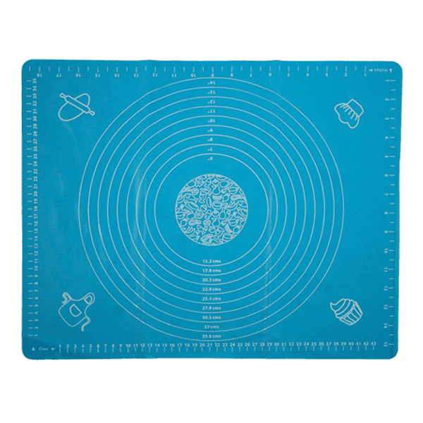 Килимок силіконовий GT-4565-1 для формування та випікання тіста 45х65см (синій) GUSTO - зображення 1