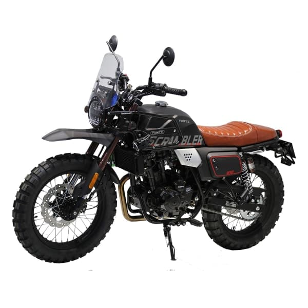 Мотоцикл Scrambler FT300-F6P Forte Чорний - зображення 1