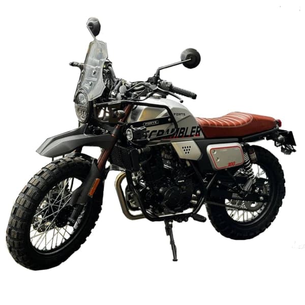 Мотоцикл Scrambler FT300-F6P Forte Сірий - зображення 1